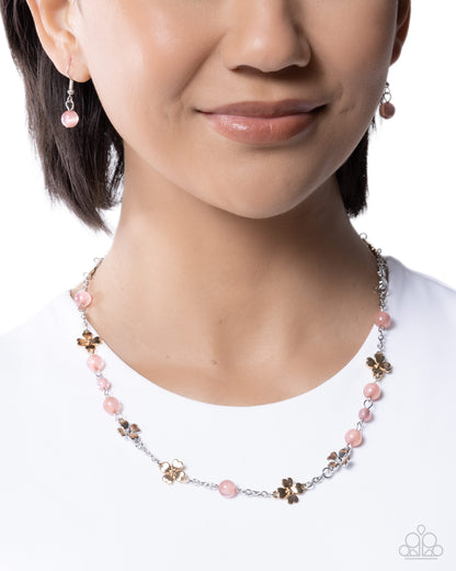 Memorable Malibu - pink - Paparazzi necklace