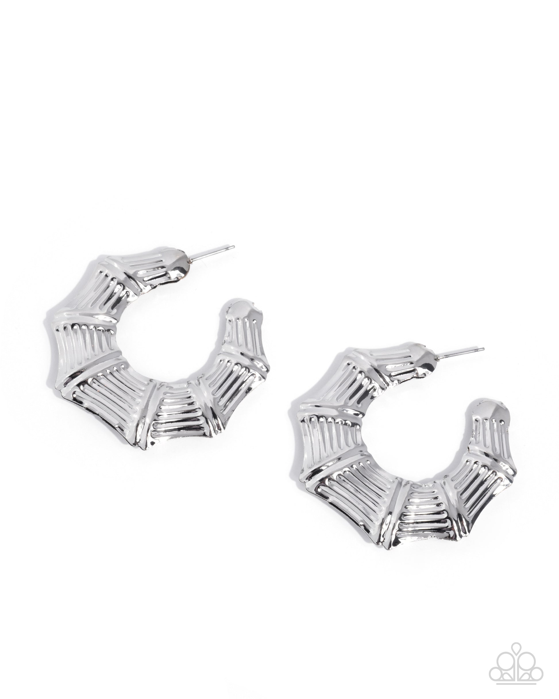 Memorable Manufacture - silver - Paparazzi earrings
