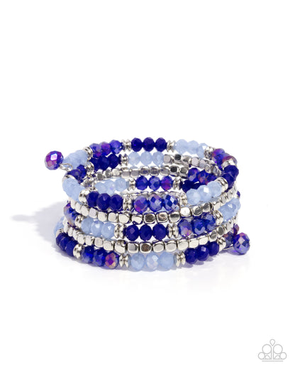 Memorable Masterpiece - blue - Paparazzi bracelet