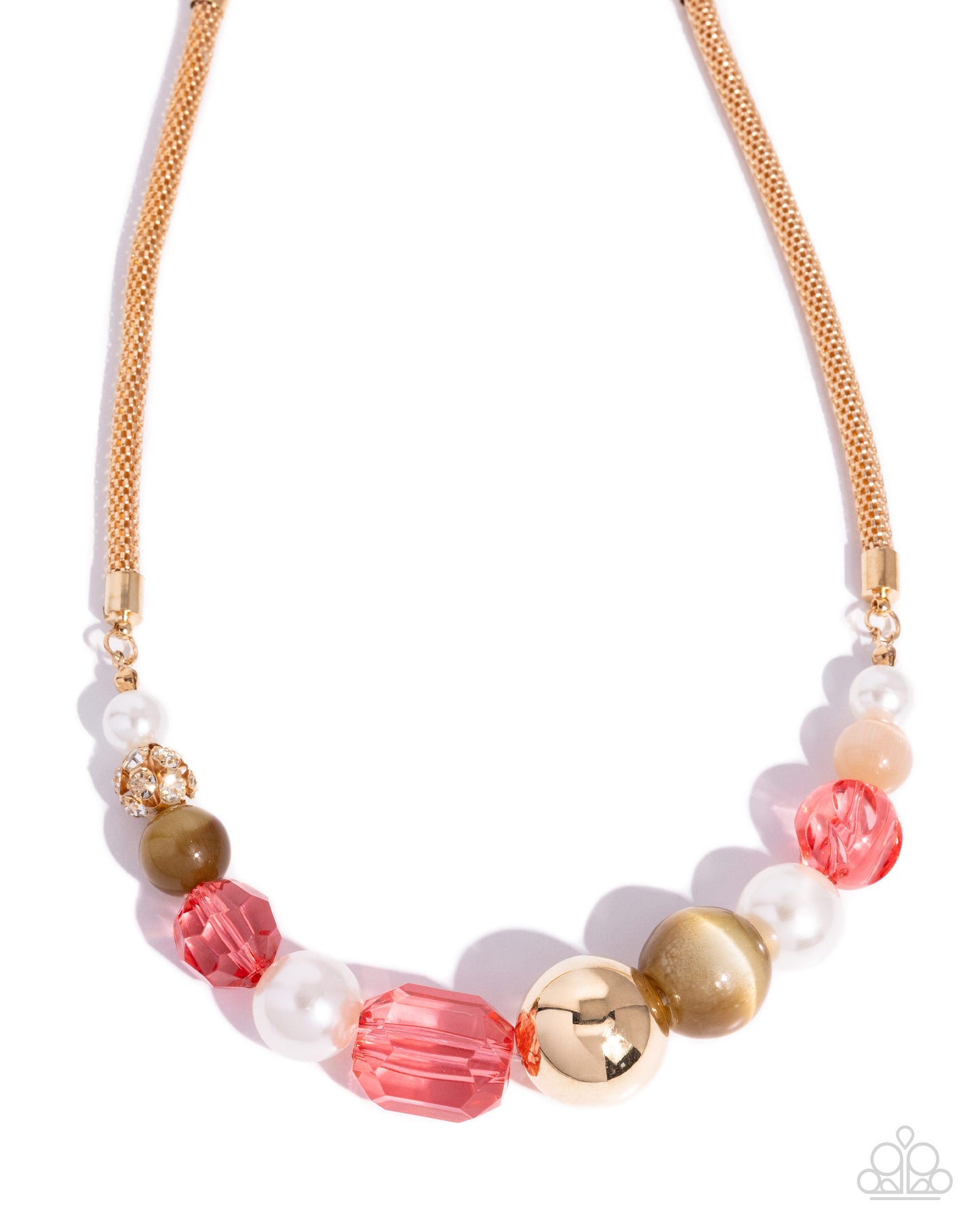 Memorable Mischief - pink - Paparazzi necklace