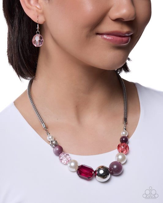 Memorable Mischief - purple - Paparazzi necklace