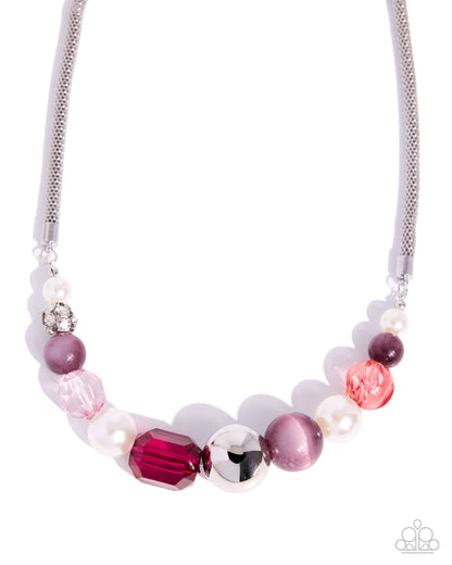 Memorable Mischief - purple - Paparazzi necklace