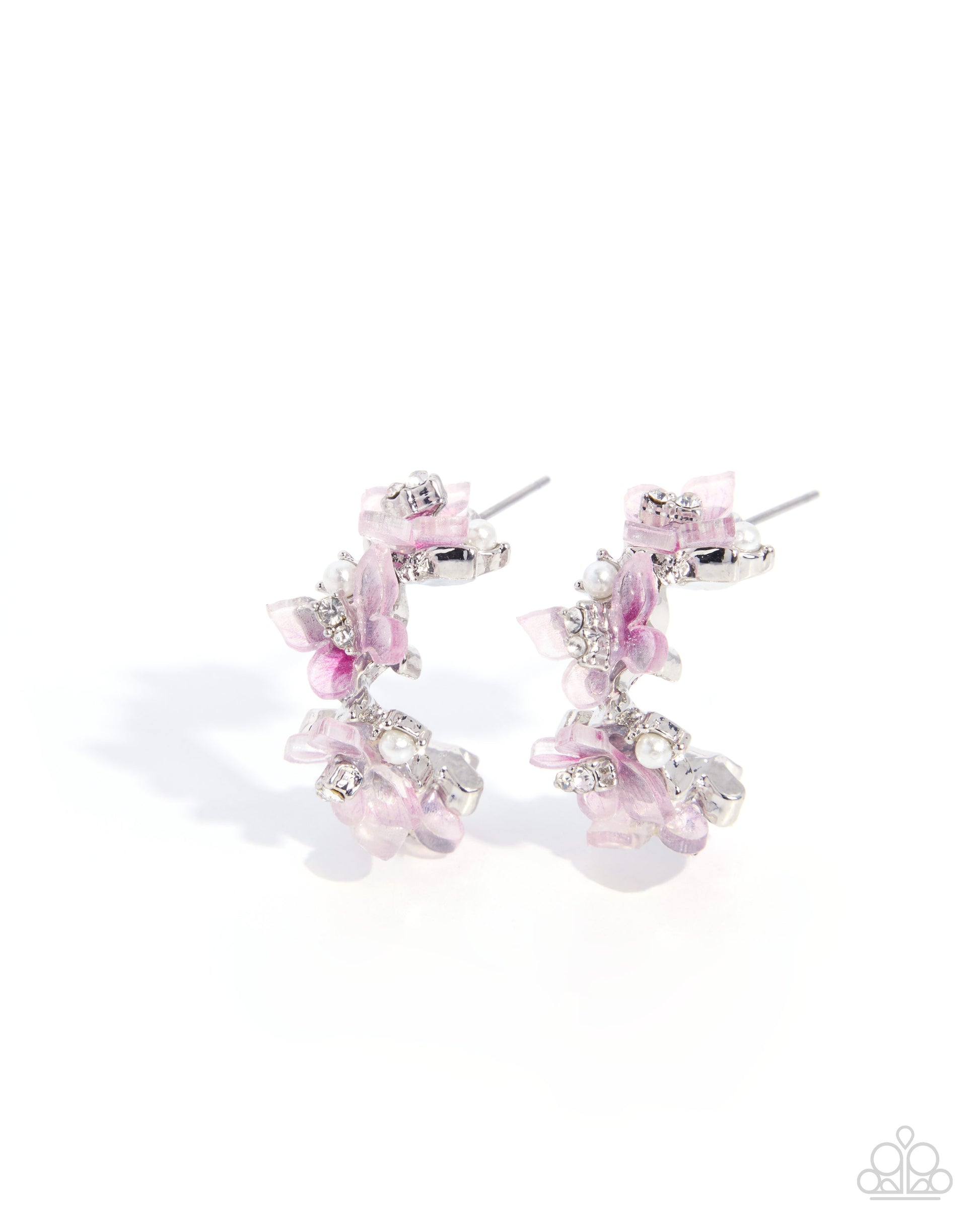 Memorable Monarchs - pink - Paparazzi earrings