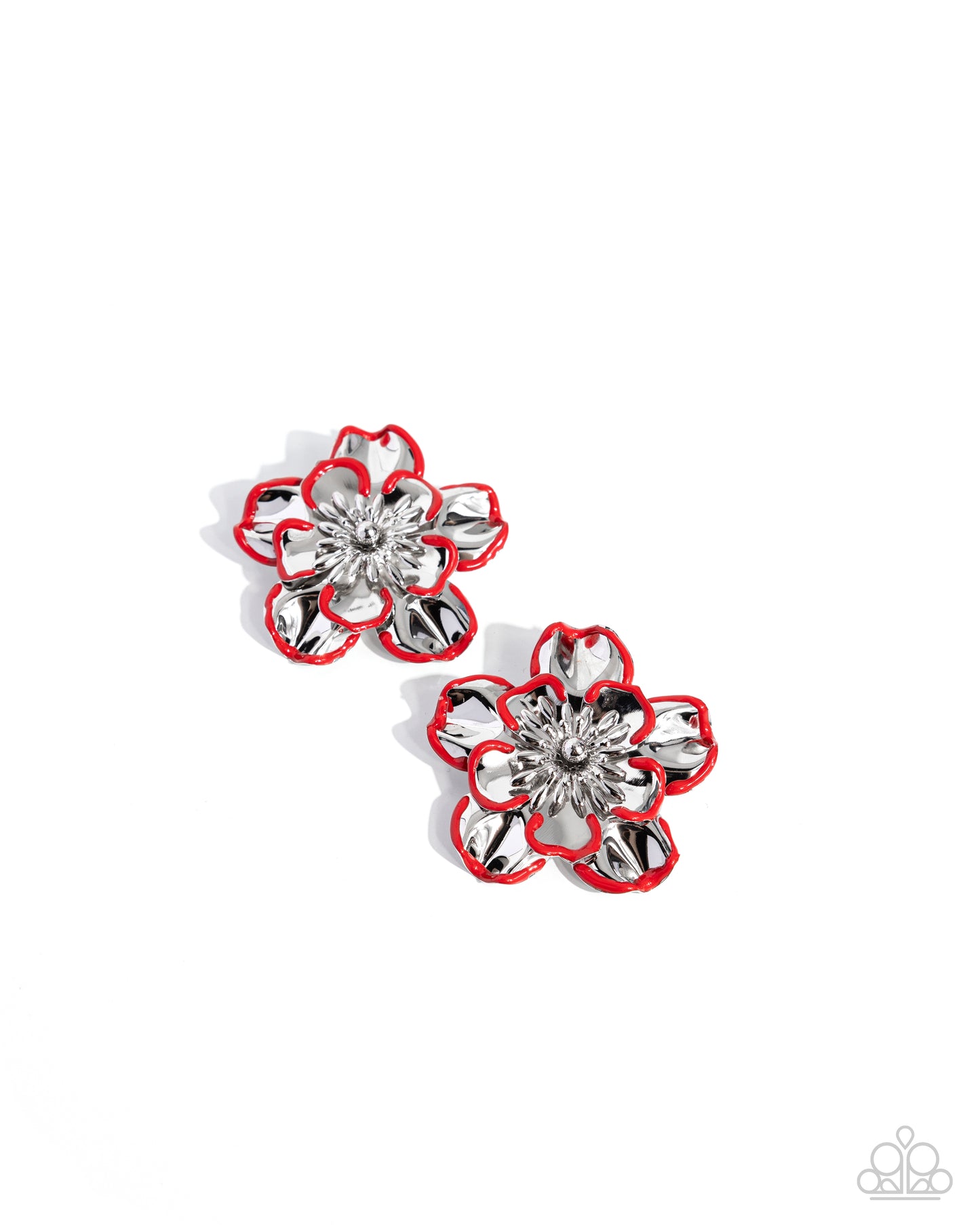 Merry Model - red - Paparazzi earrings