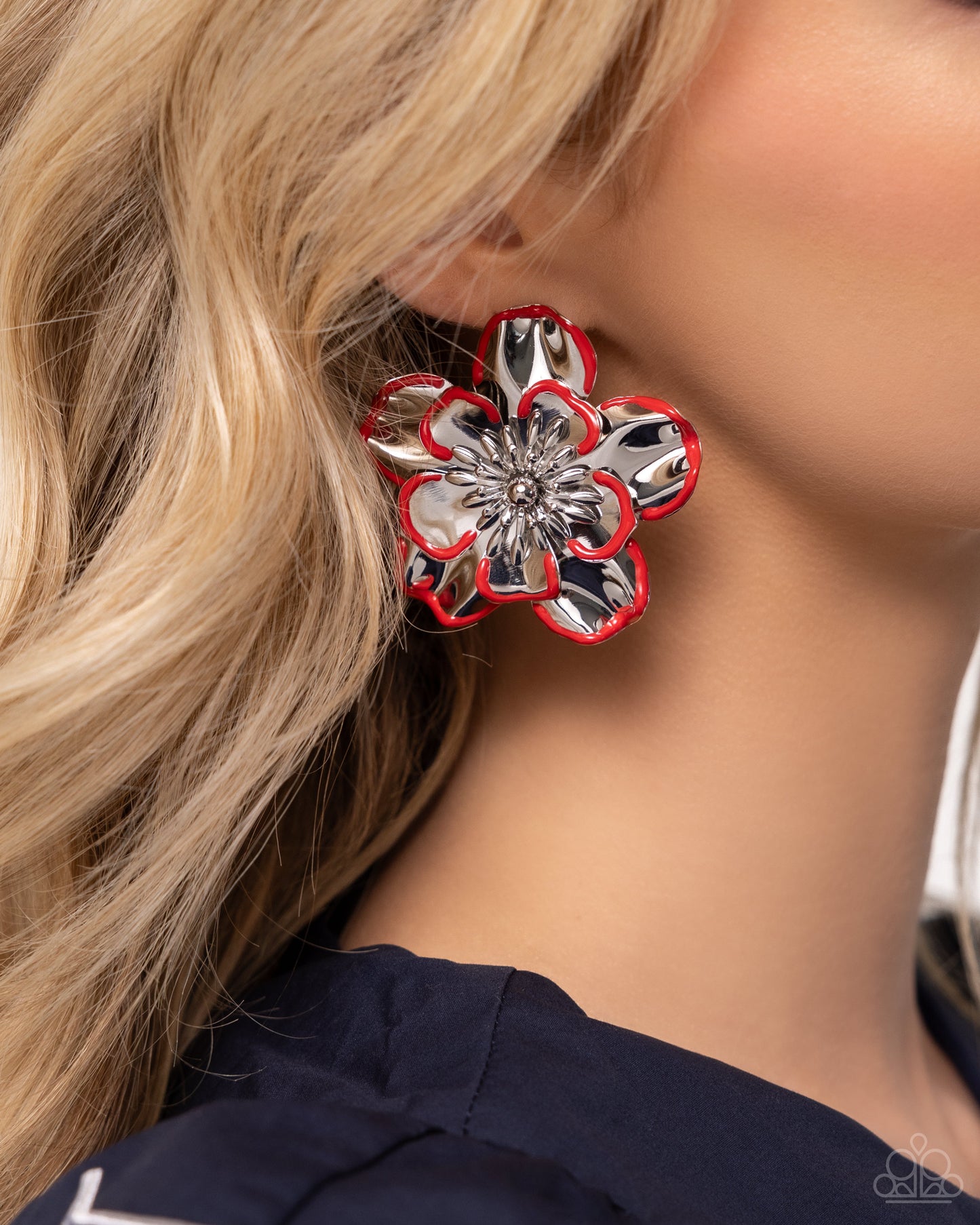 Merry Model - red - Paparazzi earrings