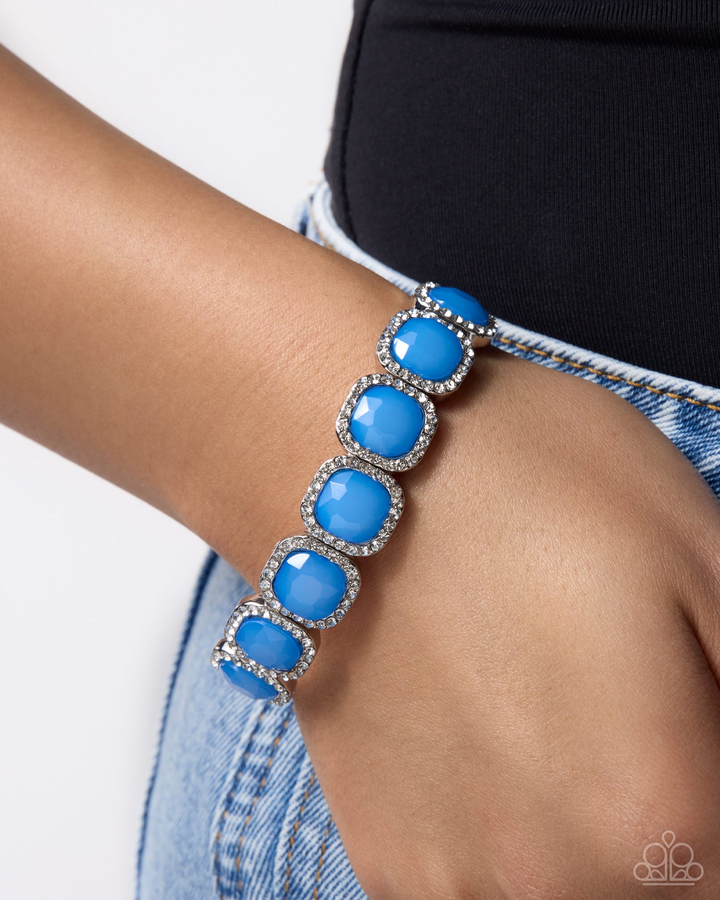 Merry SHOW Round - blue - Paparazzi bracelet