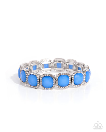 Merry SHOW Round - blue - Paparazzi bracelet
