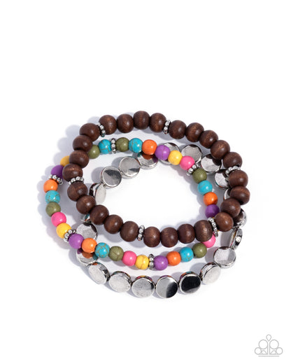 Mesa Moment - multi - Paparazzi bracelet