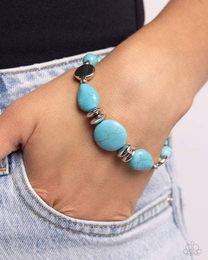 Mesa Vista - blue - Paparazzi bracelet