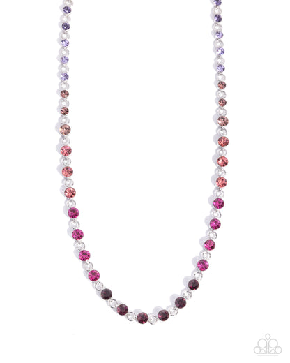 Mesmerizing Model - purple - Paparazzi necklace