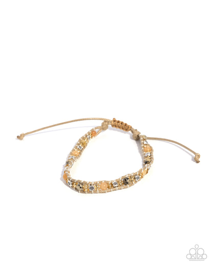 Mesmerizing Motif - yellow - Paparazzi bracelet