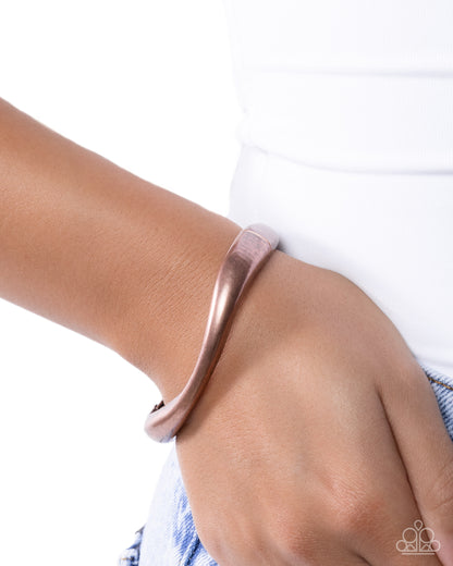 Metallic Main Attraction - copper - Paparazzi bracelet