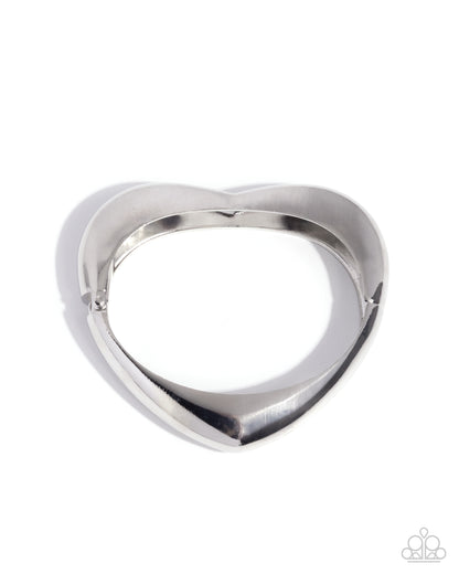 Metallic Matchmaker - silver - Paparazzi bracelet