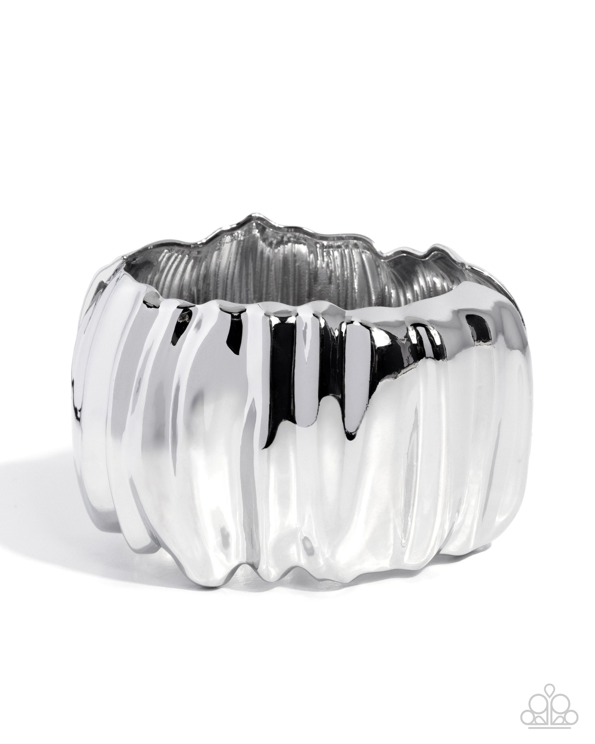 Metro Mural - silver - Paparazzi bracelet