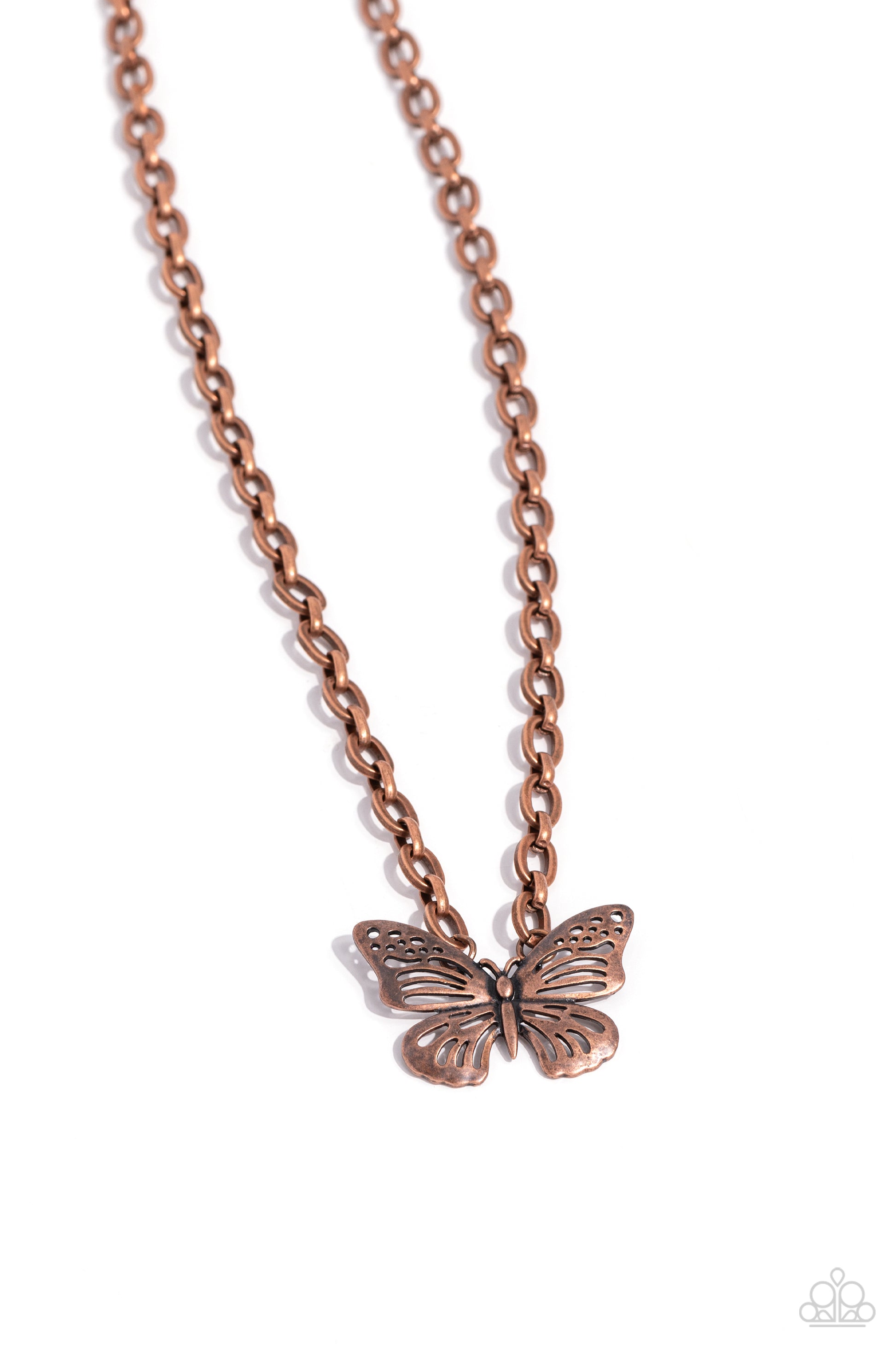 Midair Monochromatic - copper - Paparazzi necklace