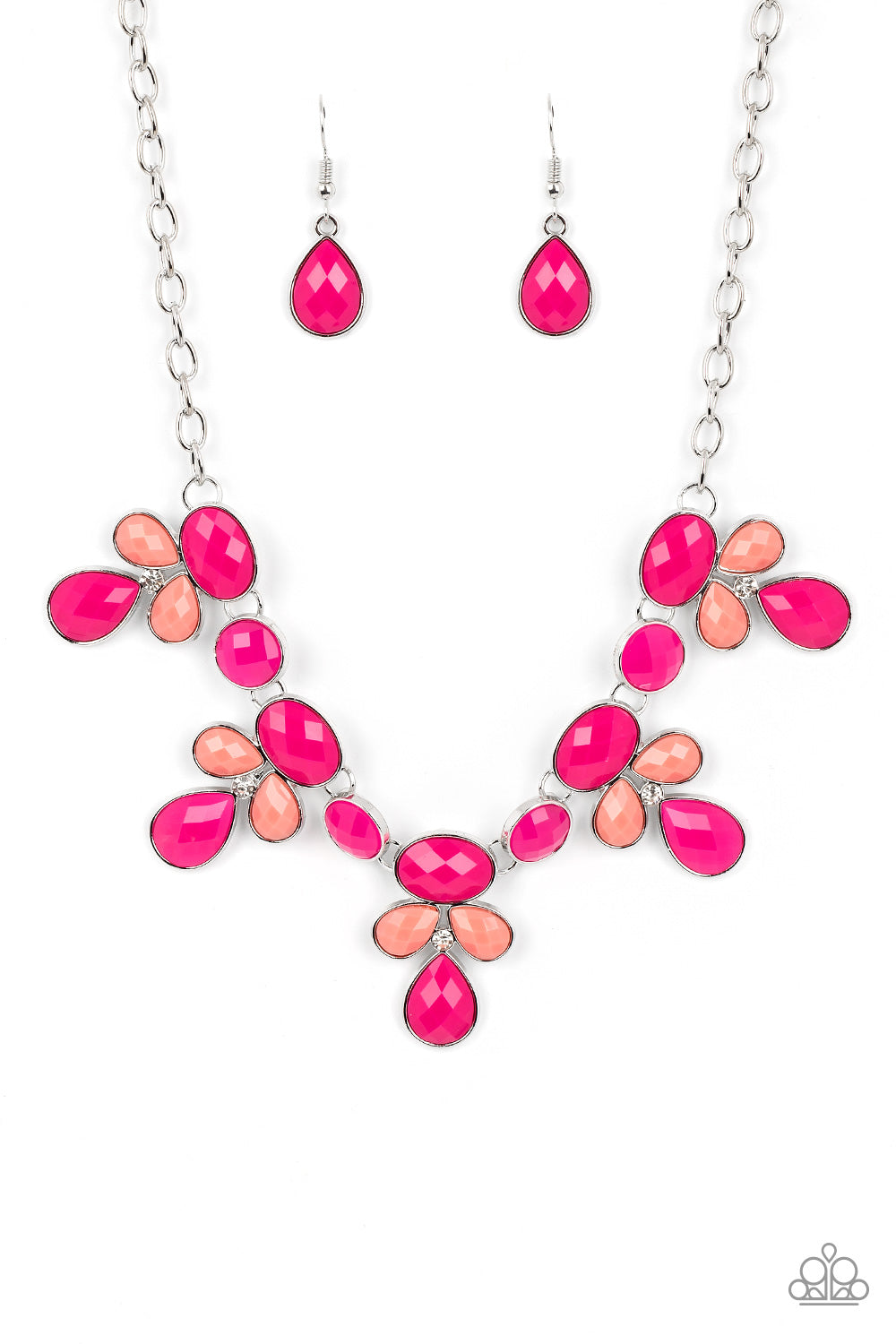 Midsummer Meadow - pink - Paparazzi necklace
