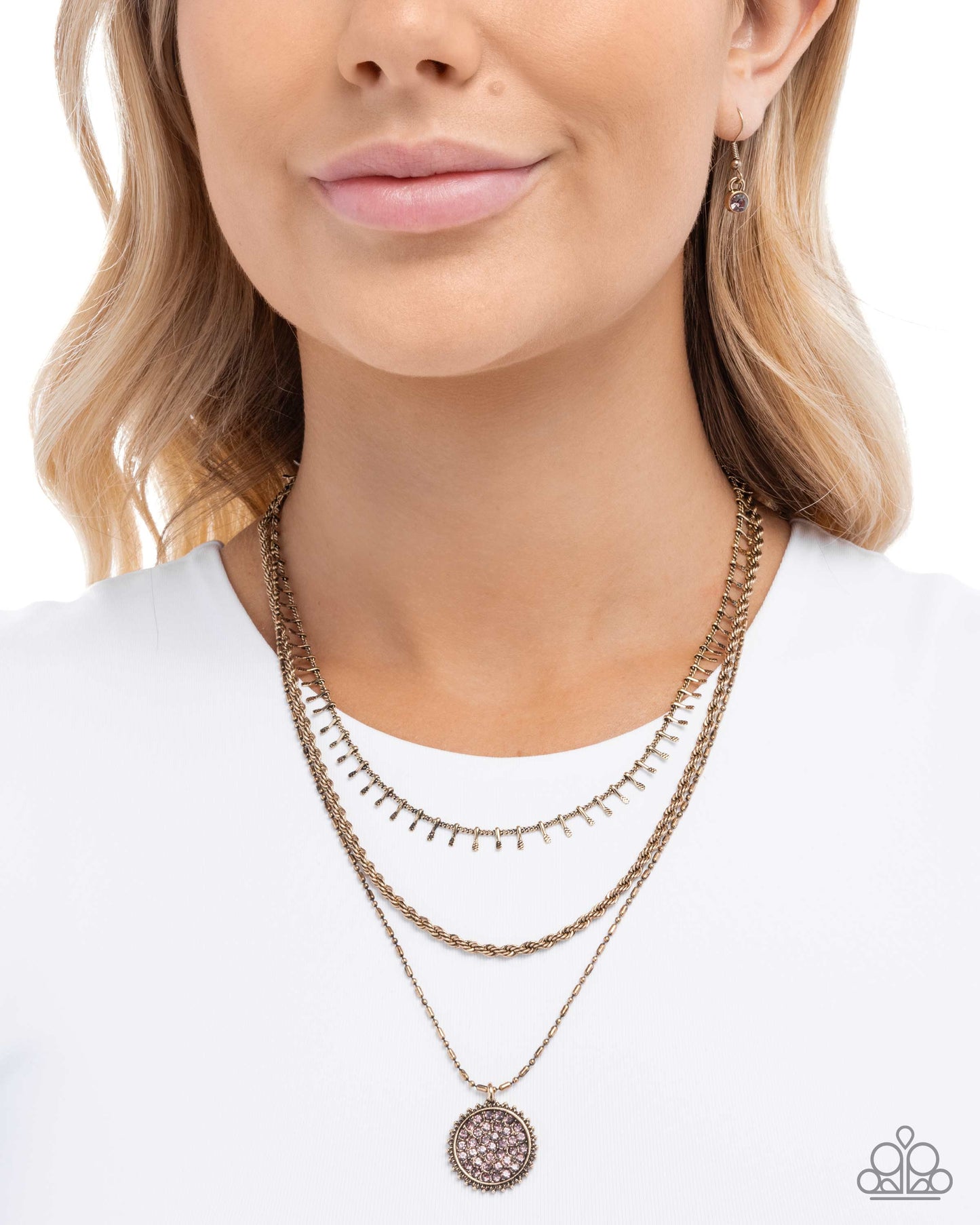 Mind-Blowing Boulevard - purple - Paparazzi necklace