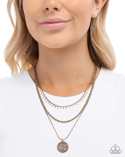 Mind-Blowing Boulevard - purple - Paparazzi necklace