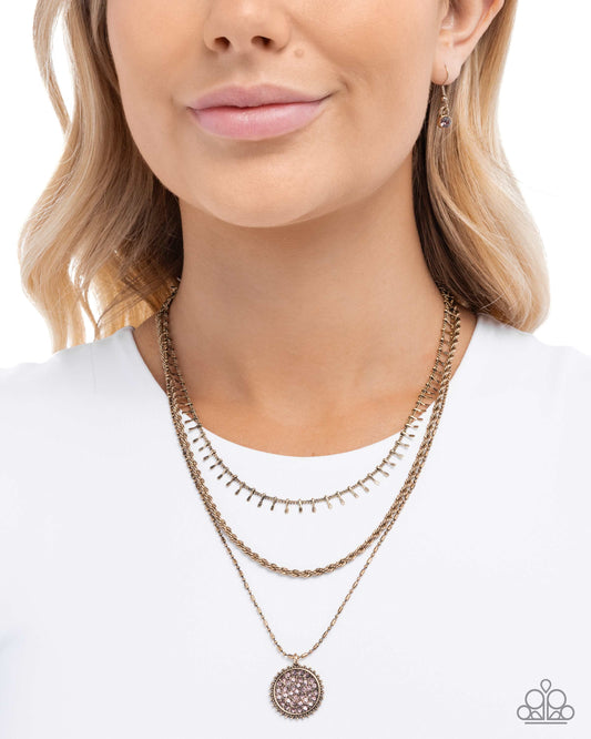 Mind-Blowing Boulevard - purple - Paparazzi necklace