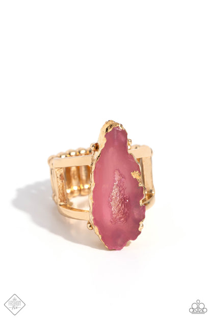 Mineral Masterpiece - pink - Paparazzi ring