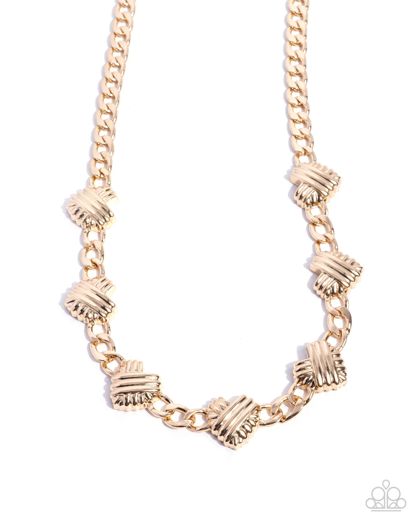 Mingling Medley - gold - Paparazzi necklace