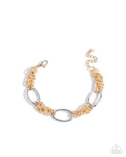 Mismatched Monument - multi - Paparazzi bracelet