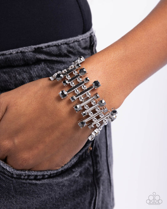 Misunderstanding Mayhem - silver - Paparazzi bracelet