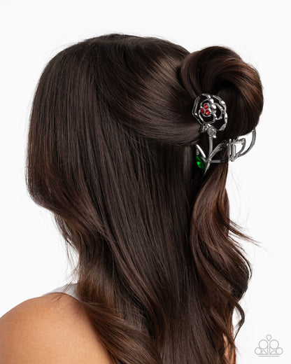 Model ROSE - red - Paparazzi hair clip