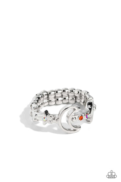 Modeling Moon - orange - Paparazzi ring