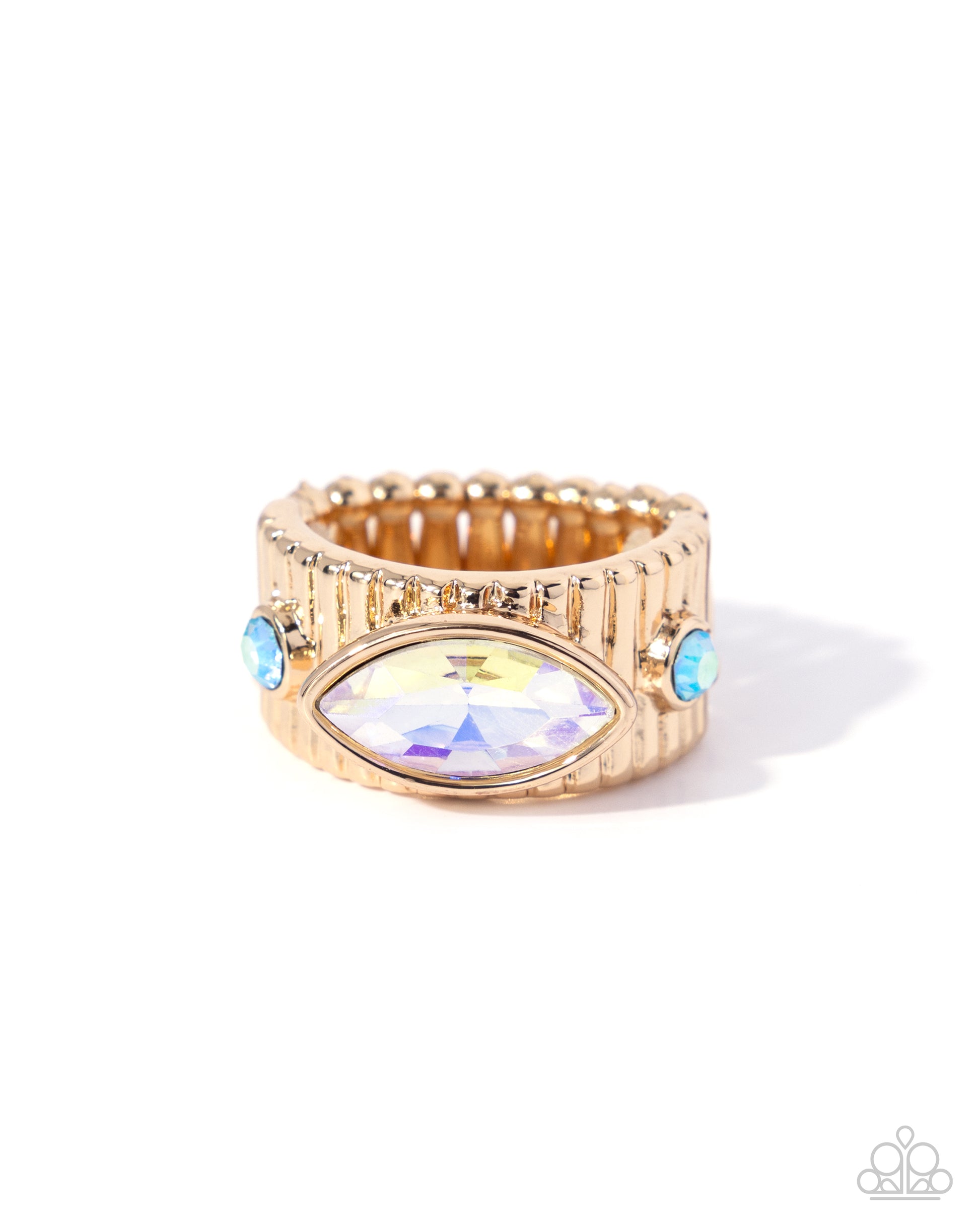 Modern Marquise - yellow - Paparazzi ring