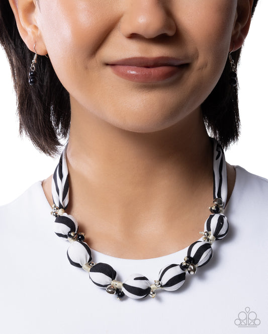Modern Memory - black - Paparazzi necklace