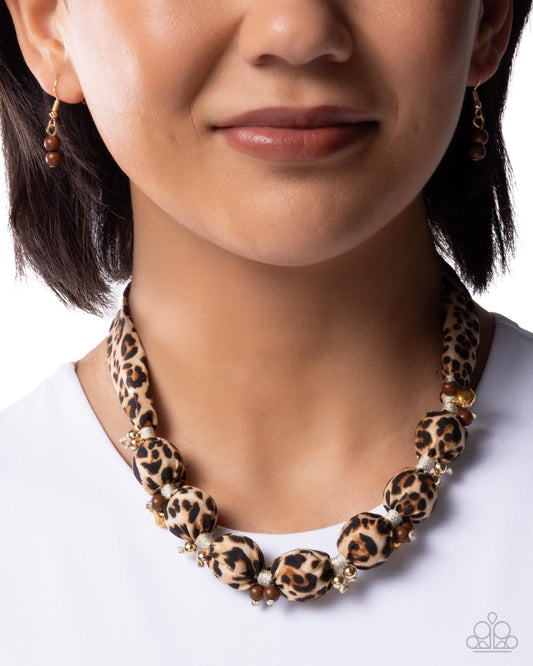 Modern Memory - brown - Paparazzi necklace