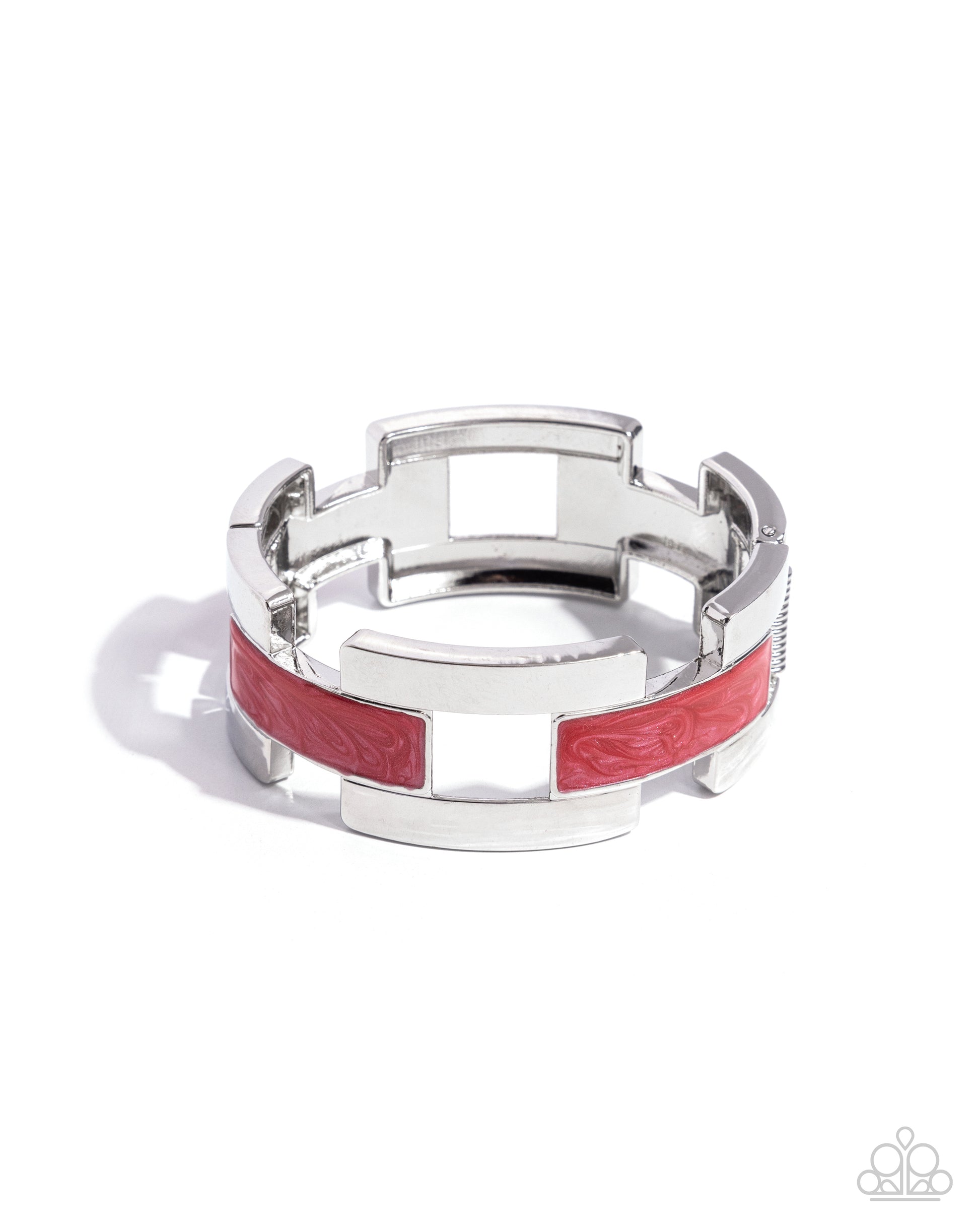 Modern Merger - red - Paparazzi bracelet