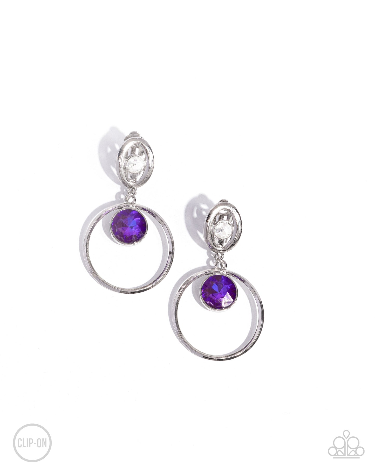 Modern Moment - purple - Paparazzi CLIP ON earrings