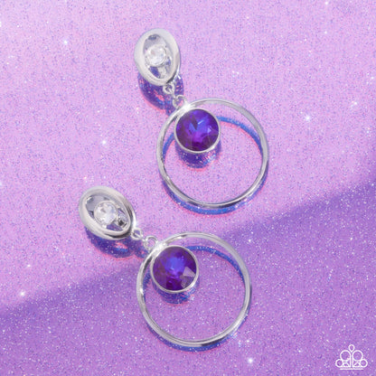 Modern Moment - purple - Paparazzi CLIP ON earrings