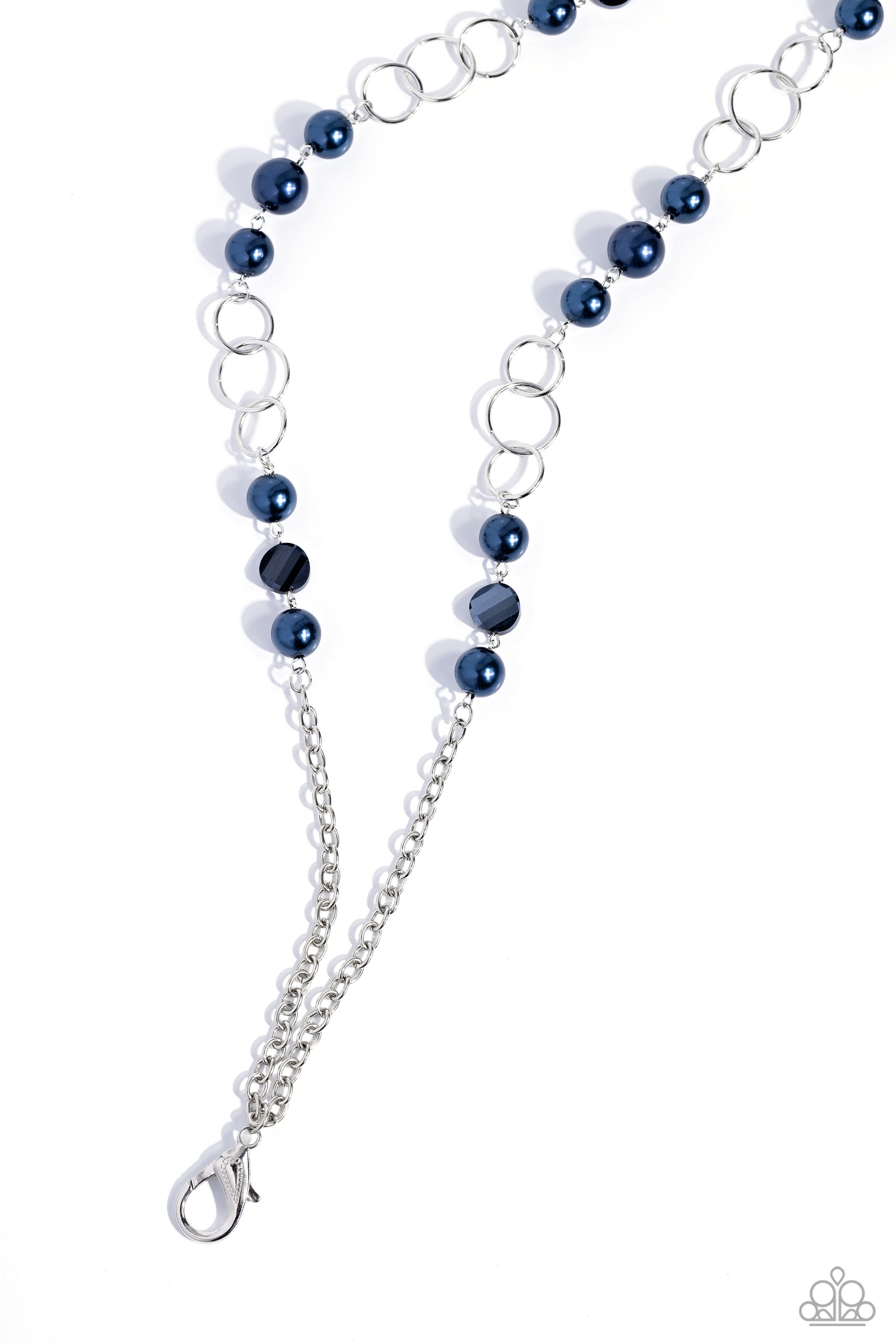 Modest Makeover - blue - Paparazzi LANYARD necklace