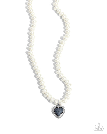 Modest Malibu - silver - Paparazzi necklace