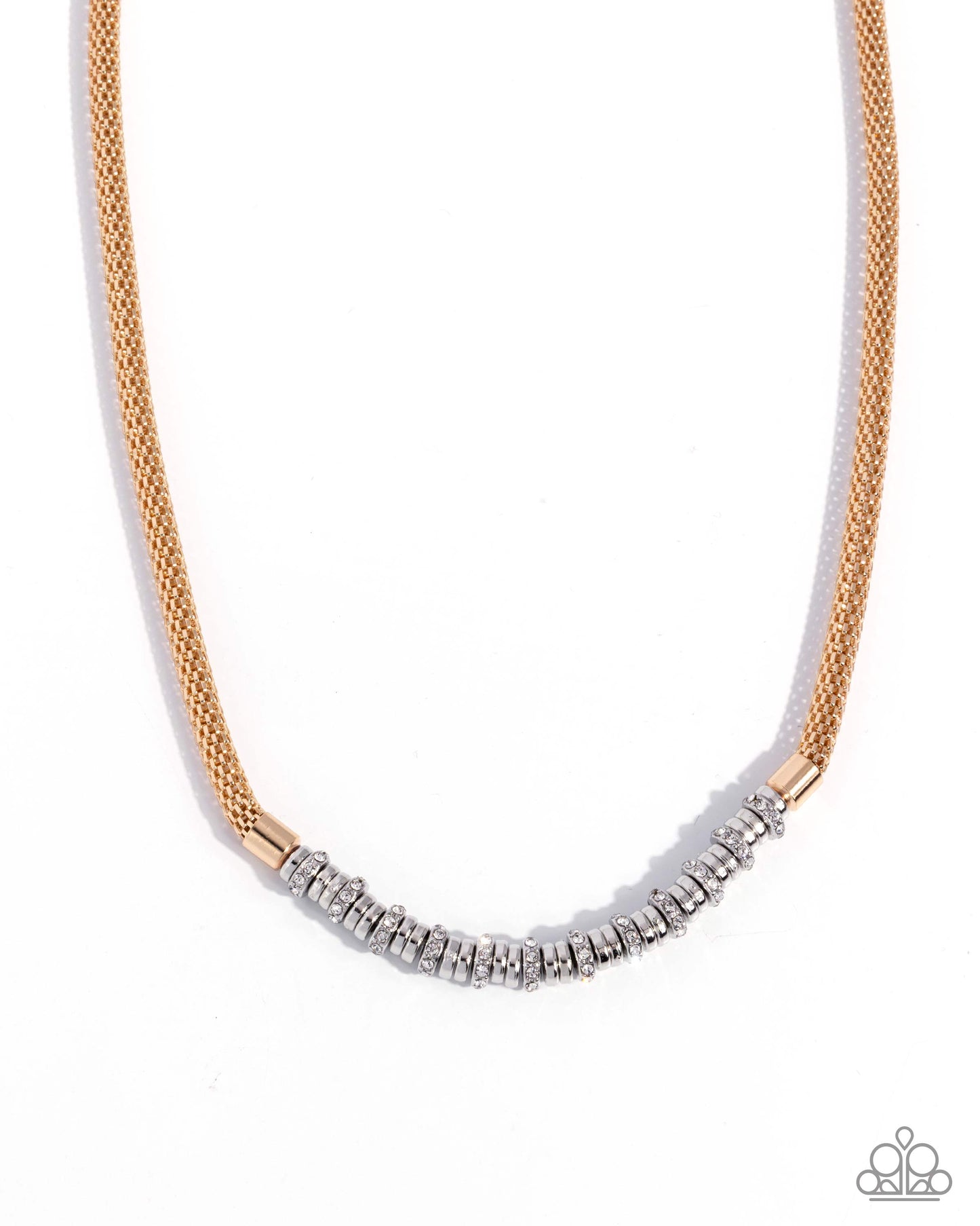 Modest Mayhem - gold - Paparazzi necklace