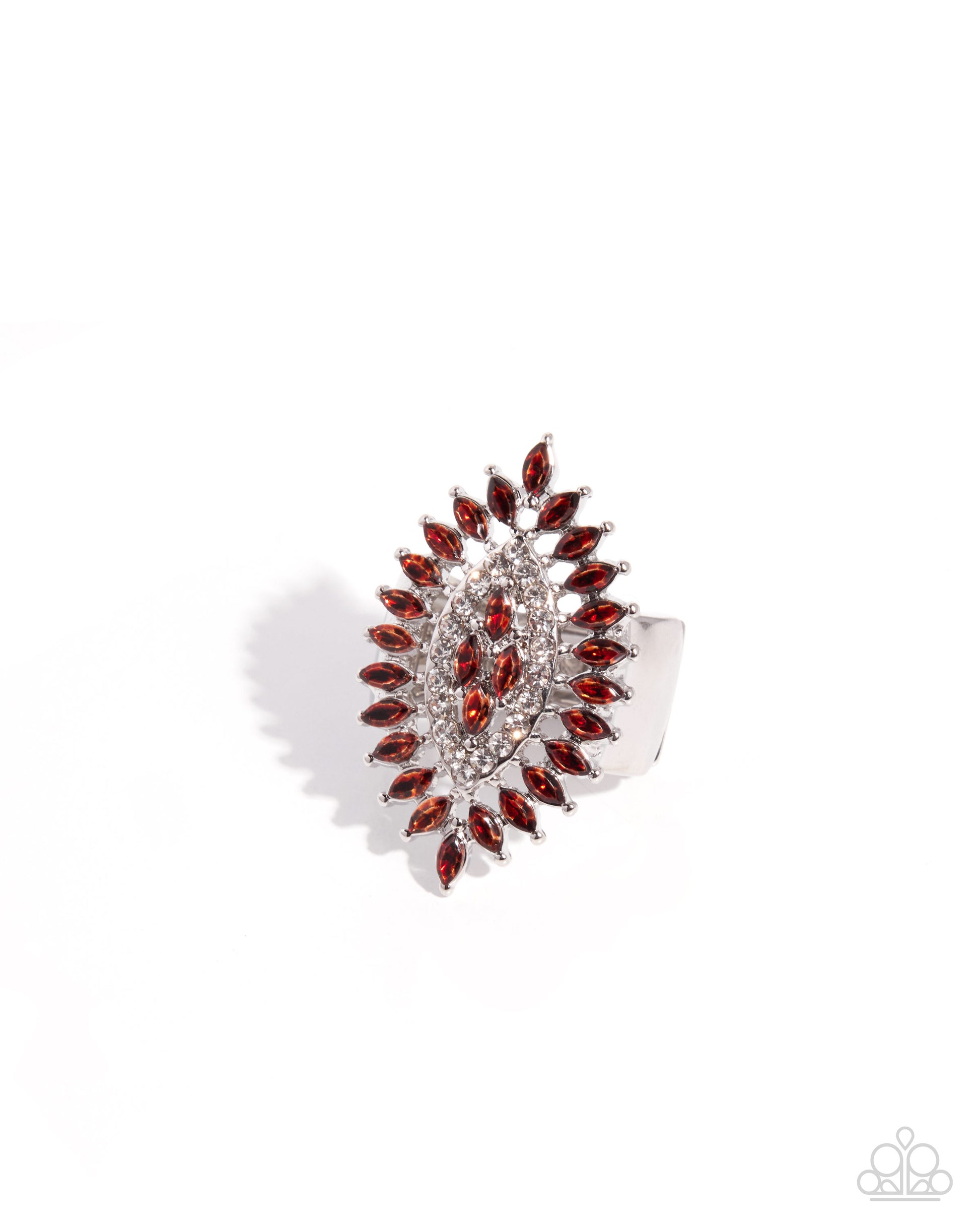 Modular Marquise - brown - Paparazzi ring