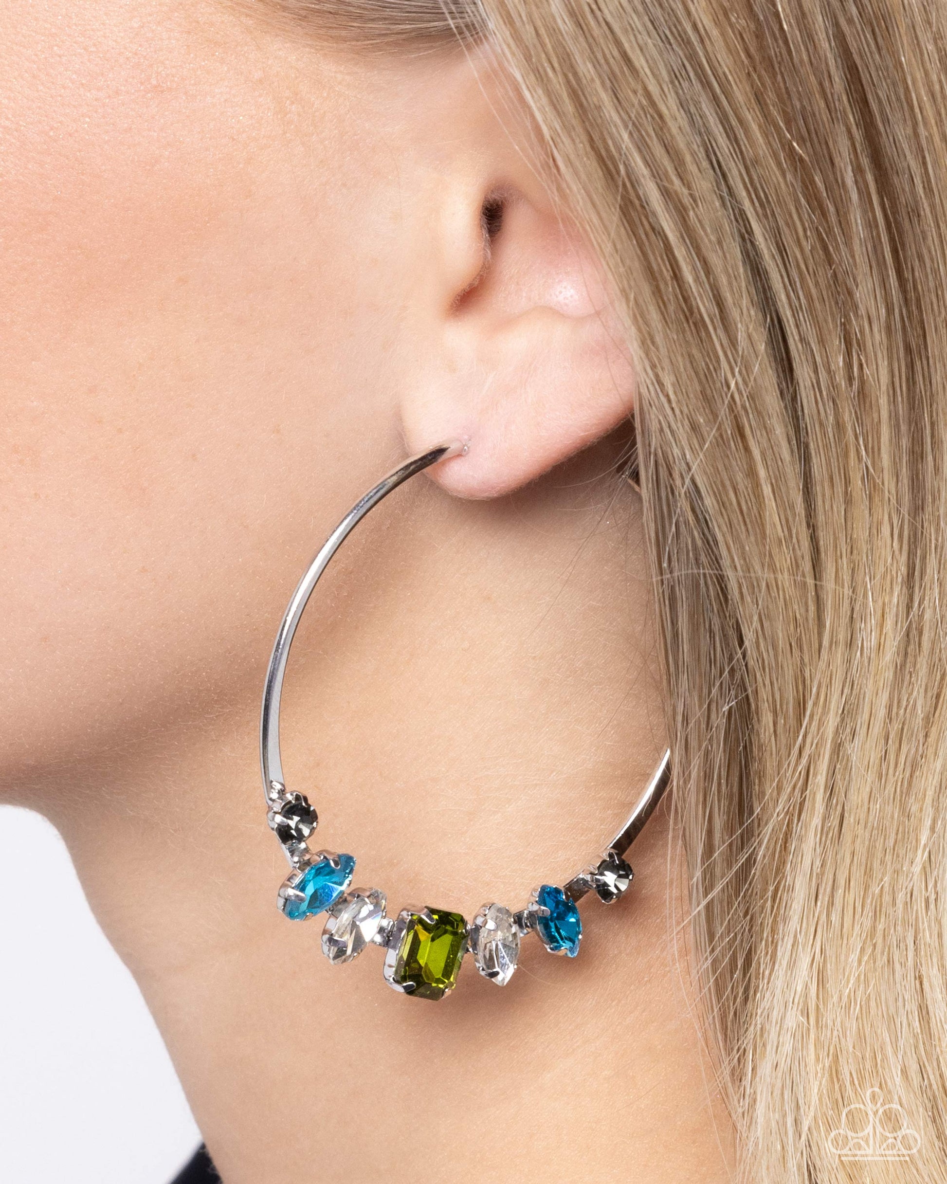 Modular Musings - green - Paparazzi earrings