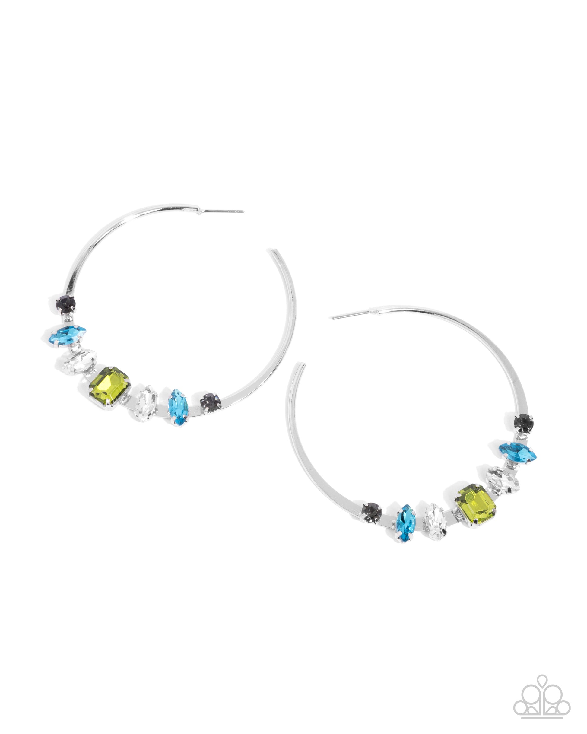 Modular Musings - green - Paparazzi earrings