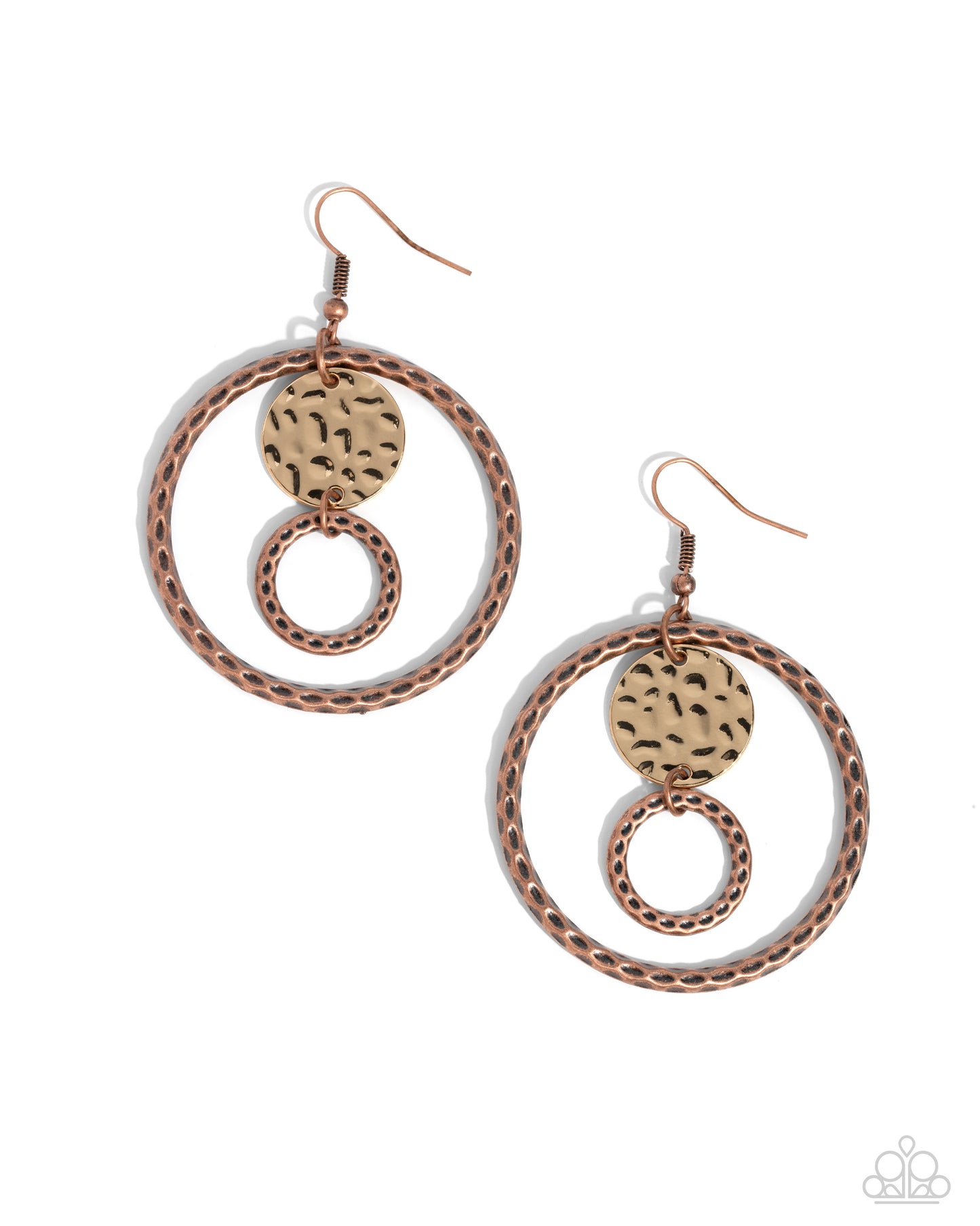 Mojave Metal Art - multi - Paparazzi earrings