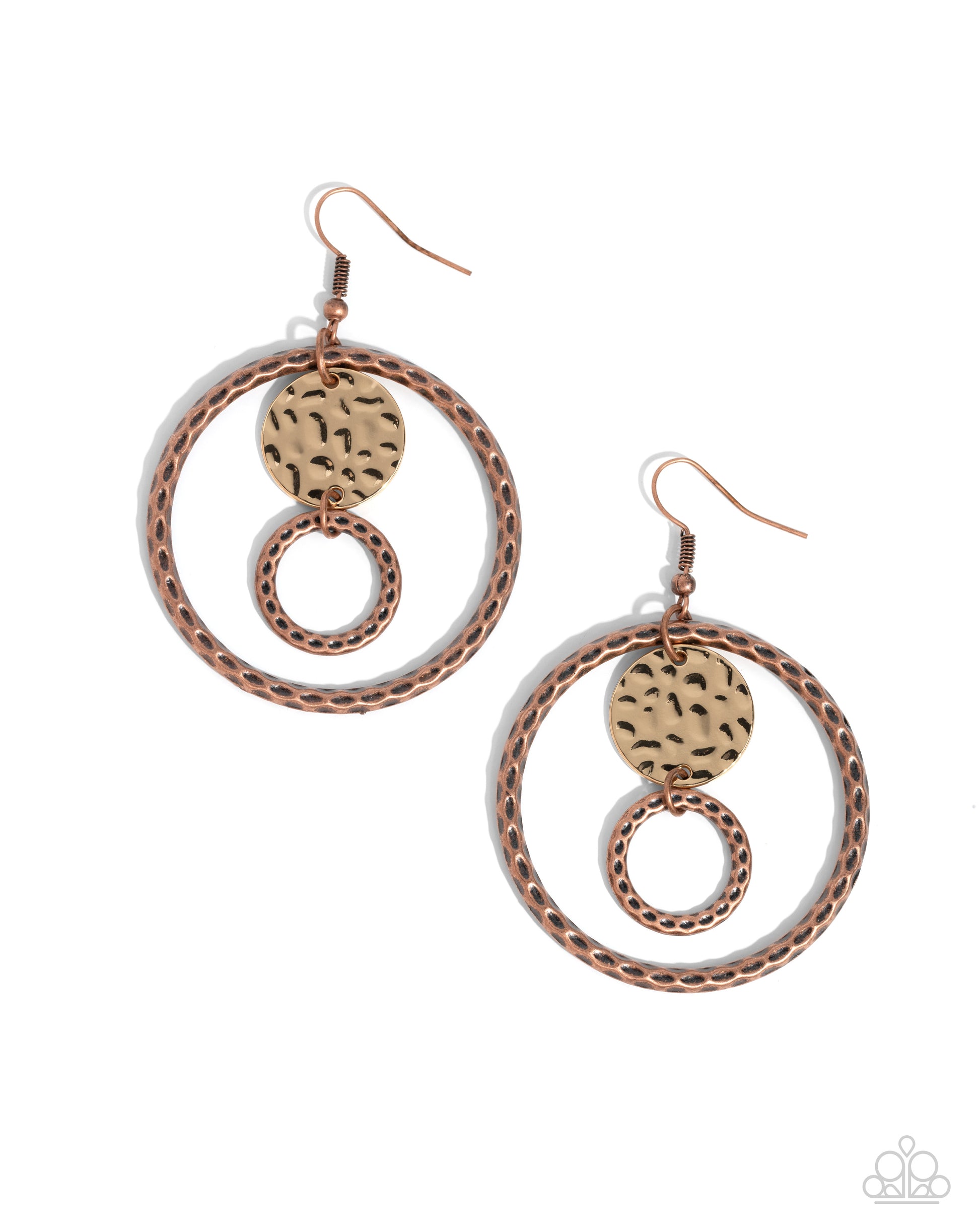 Mojave Metal Art - multi - Paparazzi earrings