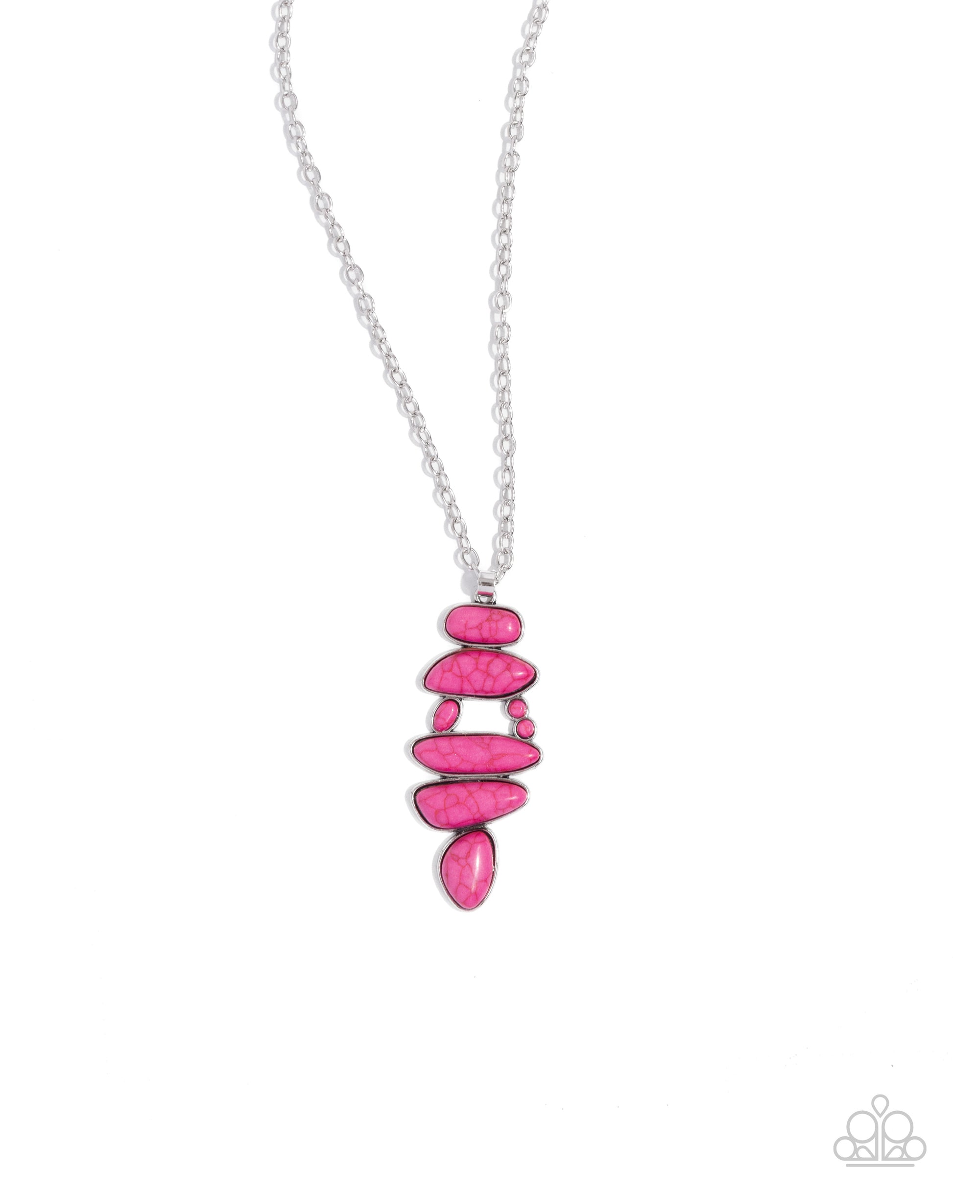 Mojave Mountaineer - pink - Paparazzi necklace