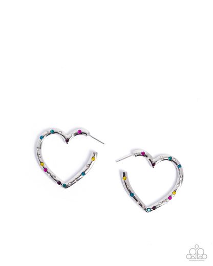 Mosaic Matchmaker - multi (silver) - Paparazzi earrings