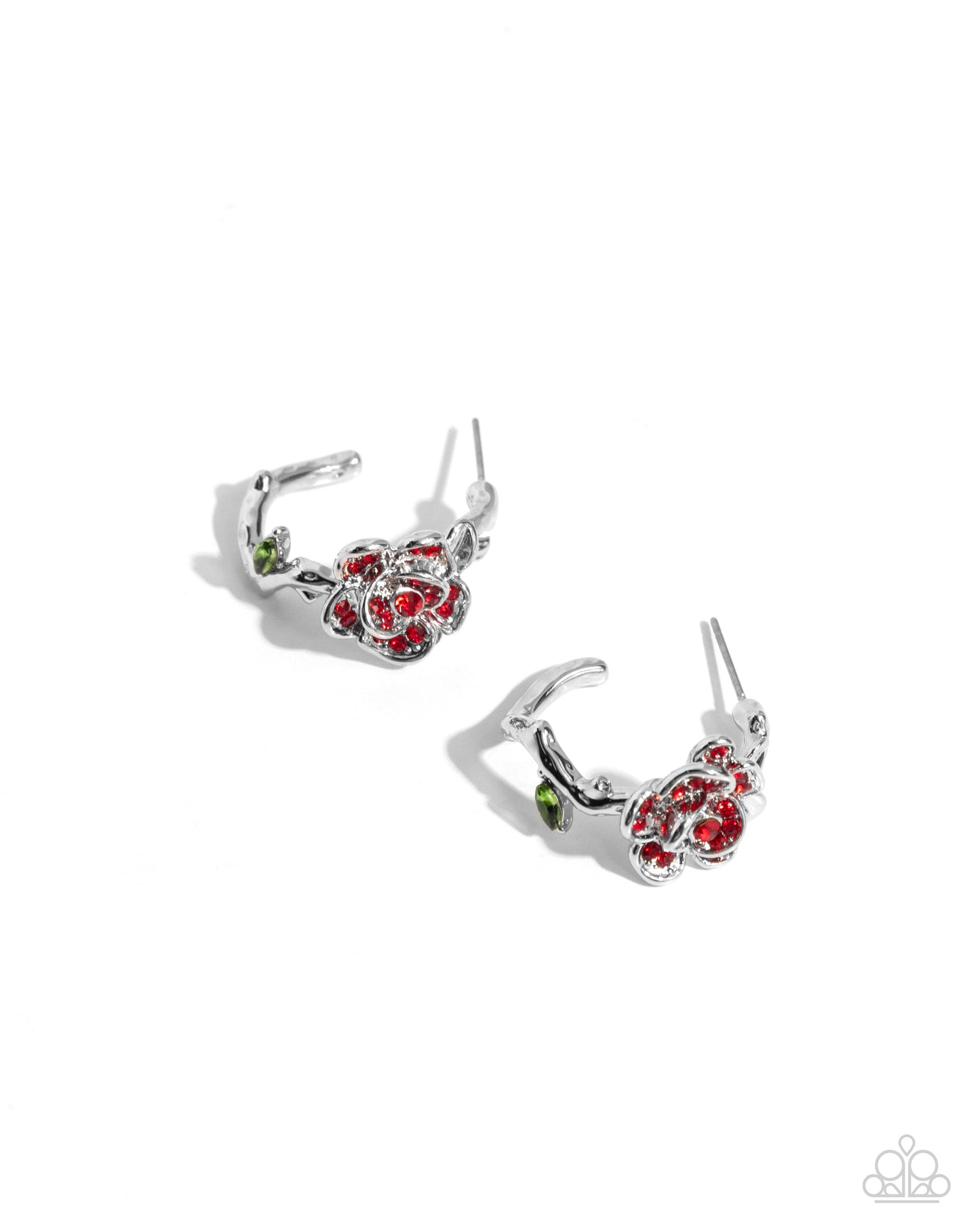 Mother ROSE Best - red - Paparazzi earrings