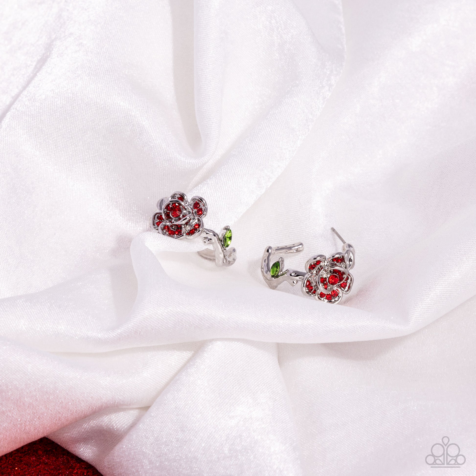 Mother ROSE Best - red - Paparazzi earrings