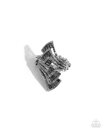 Motivated Musings - silver - Paparazzi ring