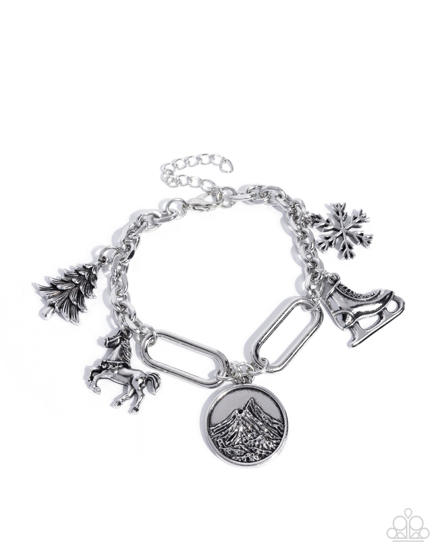 Mountain Climb - silver - Paparazzi complete set