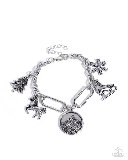 Mountain Climb - silver - Paparazzi complete set